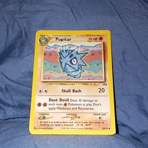 2001 Pupitar Pokemon Card